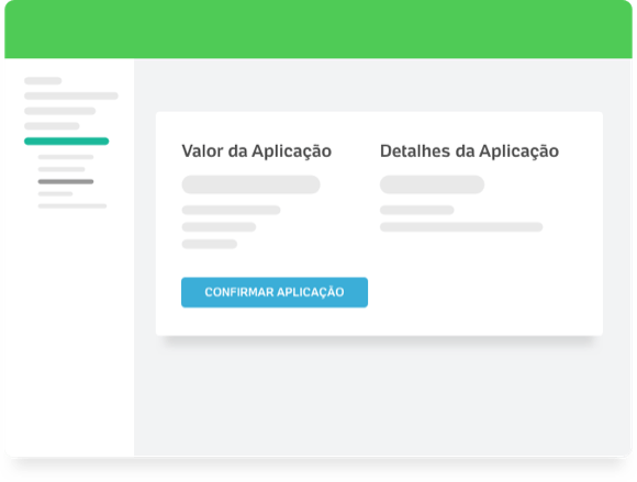 Confira todos dados da sua aplicação.